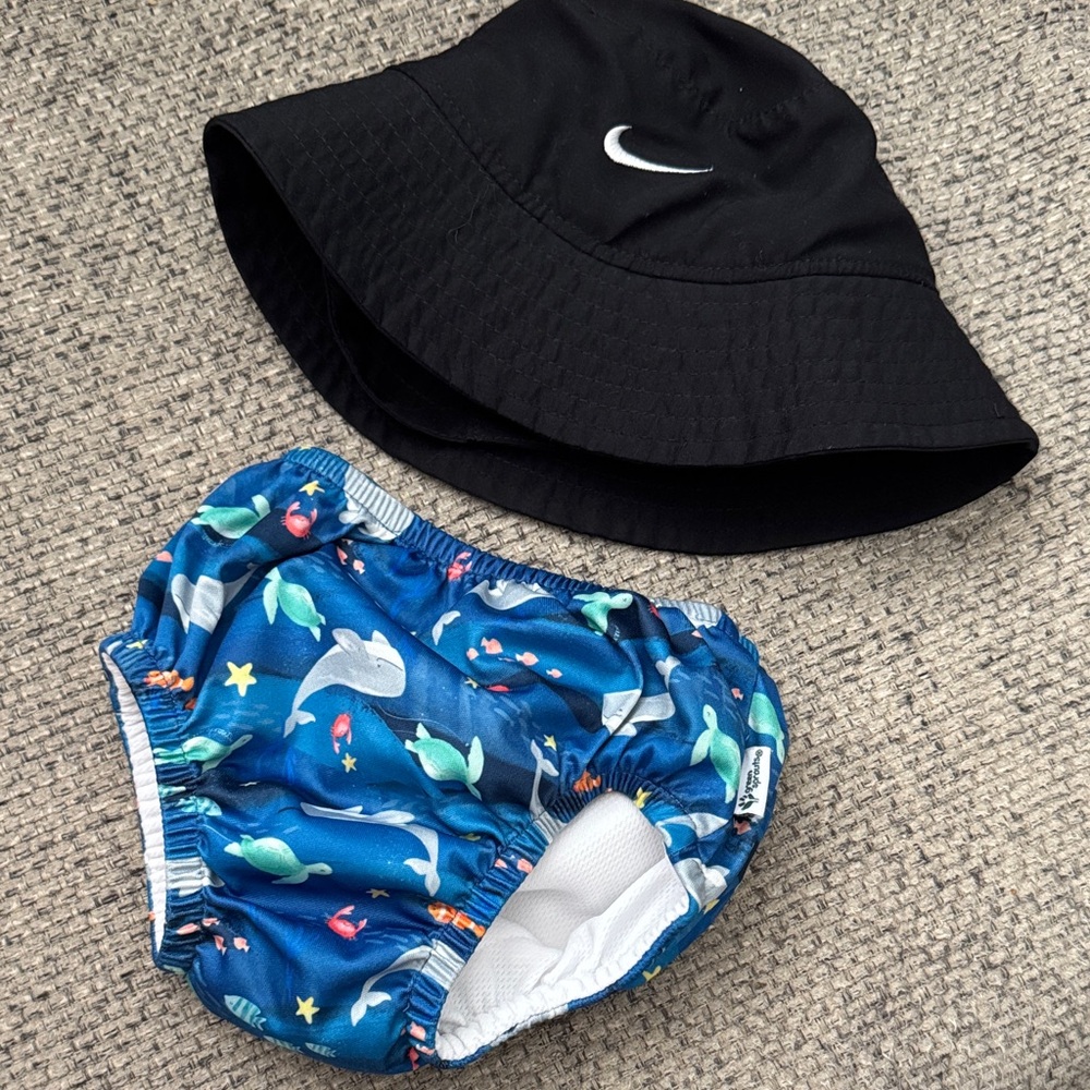 Bucket hat & swim diaper